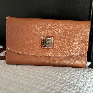 Dooney & Bourke Pebble Grain Foldover Zip Crossbody